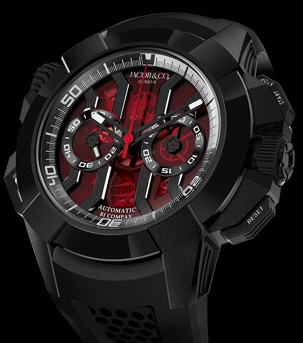 Jacob & Co Epic X Chrono Black Titanium EC311.21.SB.RB.A Replica watch